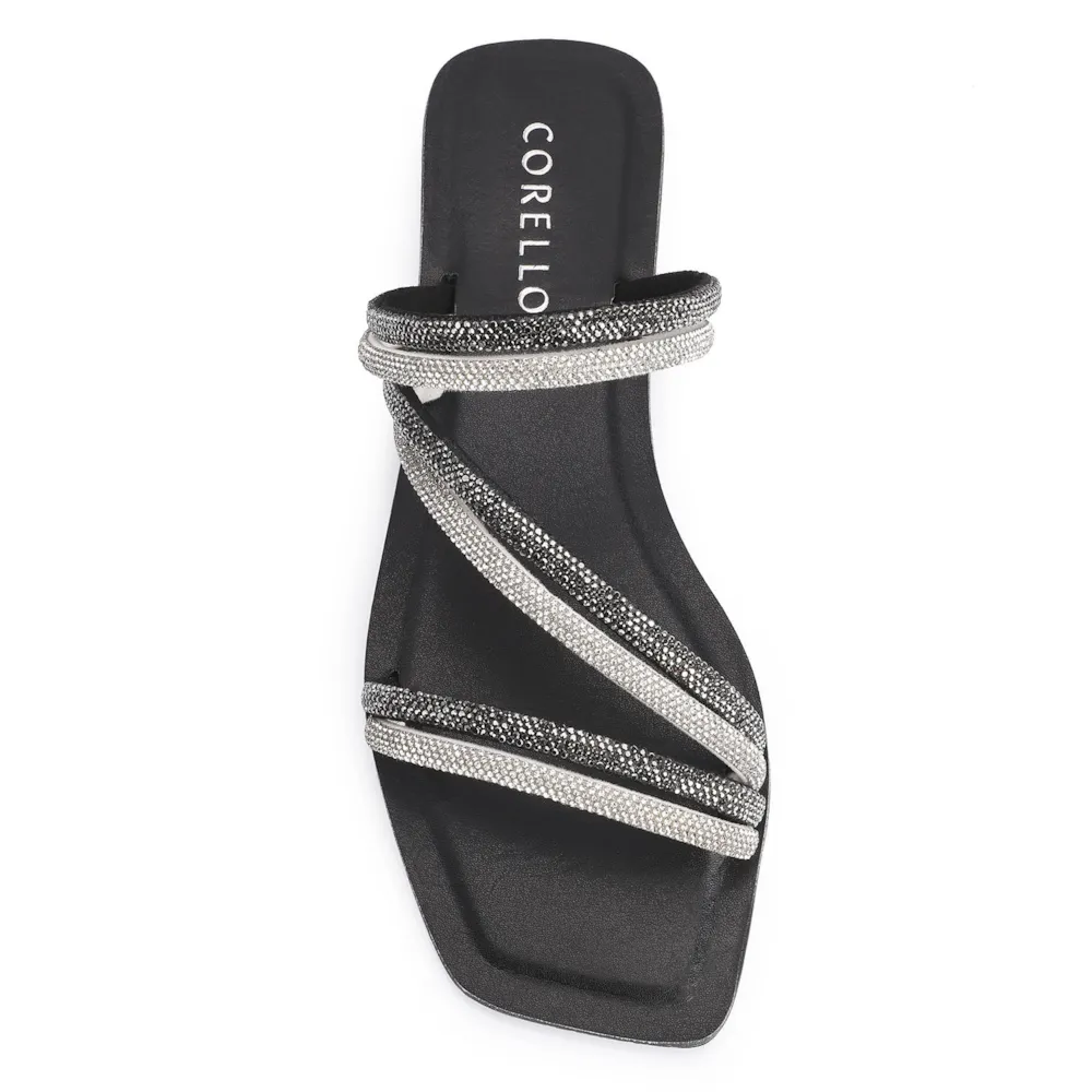 Rasteirinha Strass Alt Preto - imagem 5