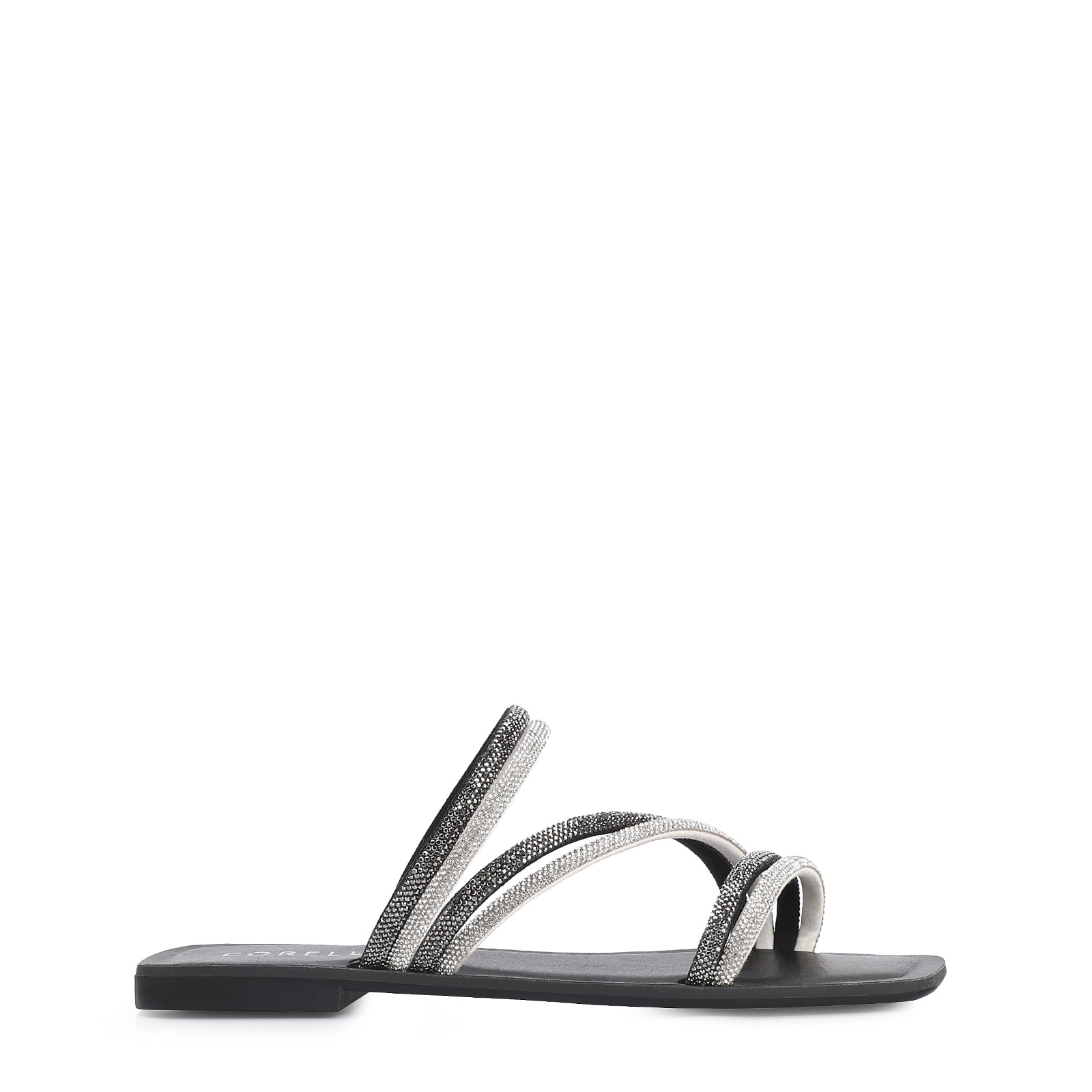 Rasteirinha Strass Alt Preto