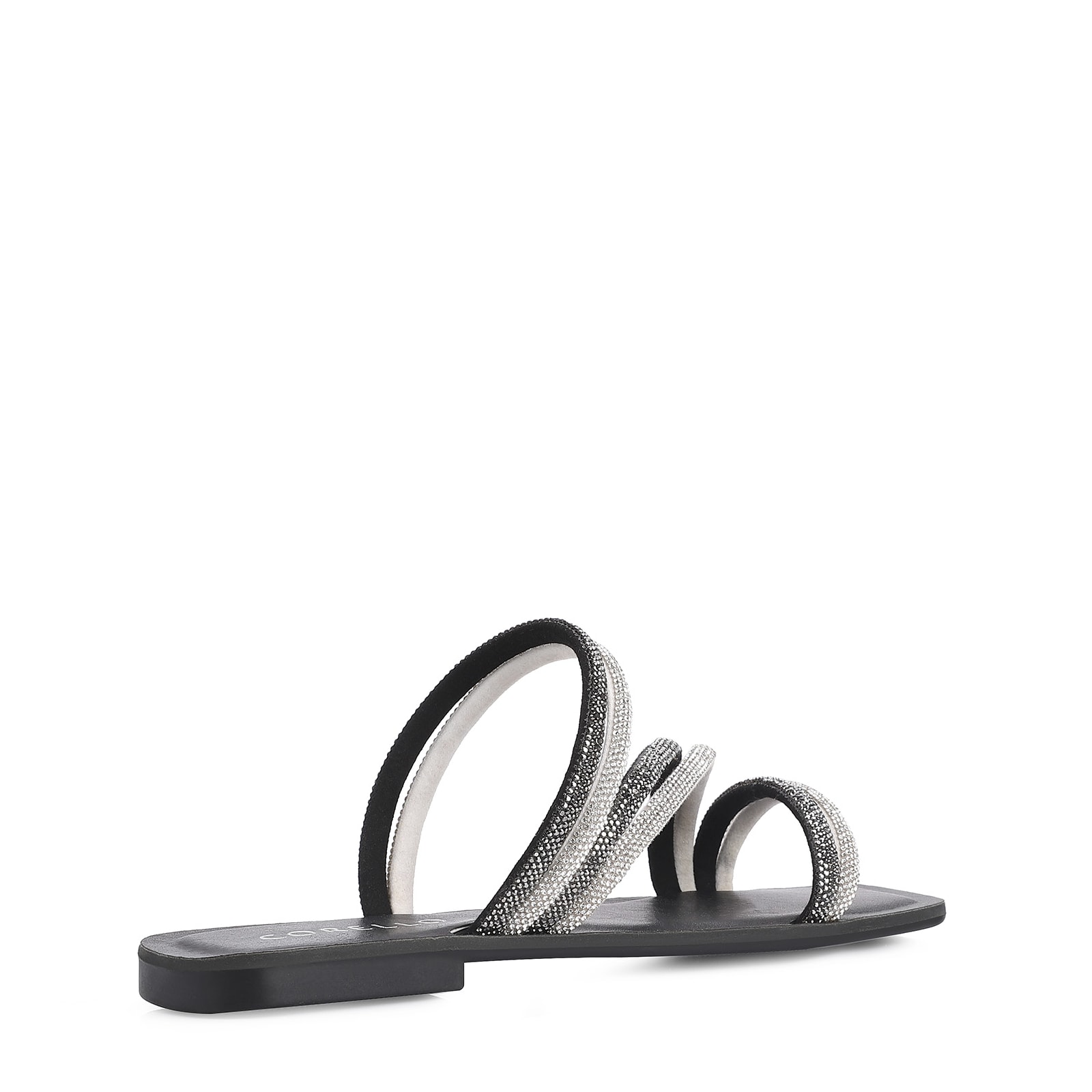 Rasteirinha Strass Alt Preto