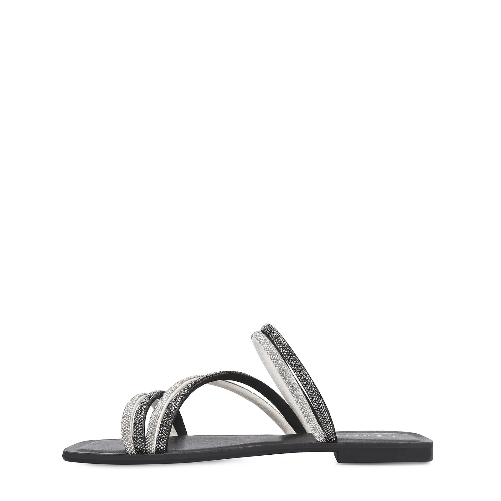 Rasteirinha Strass Alt Preto