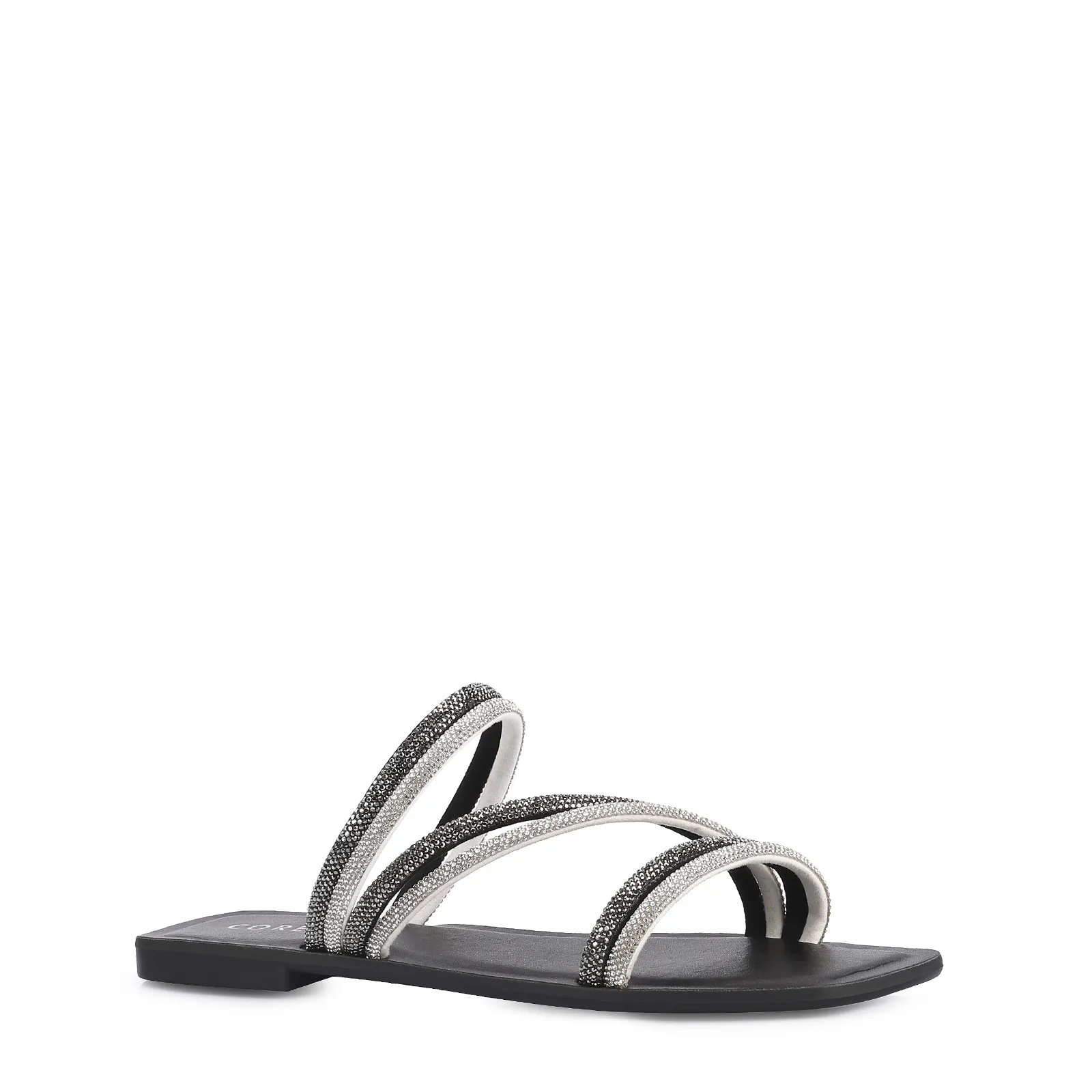 Rasteirinha Strass Alt Preto