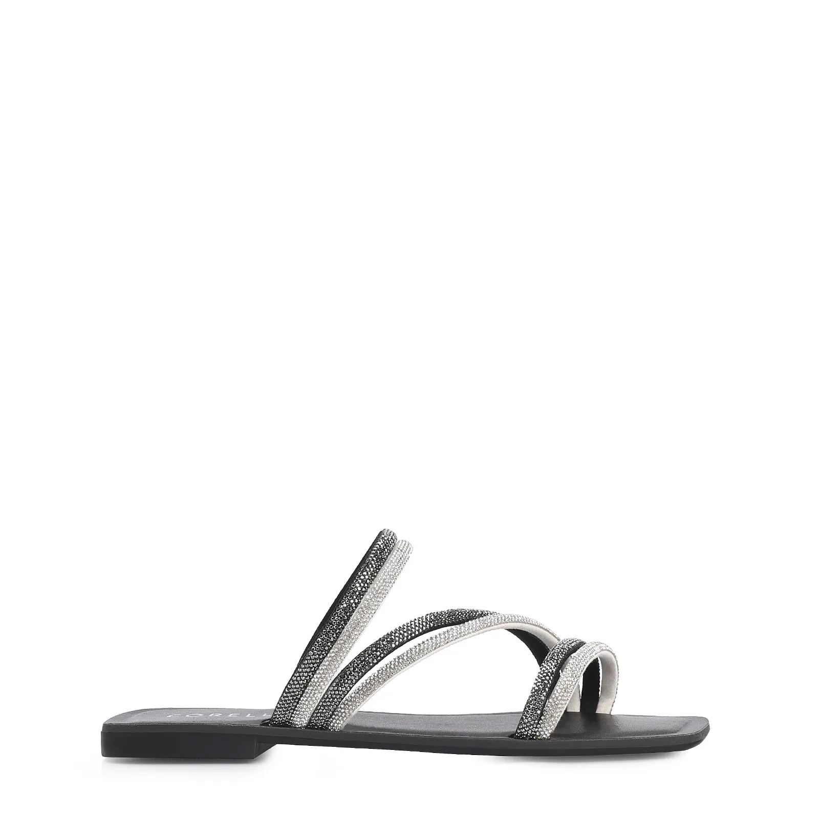 Rasteirinha Strass Alt Preto