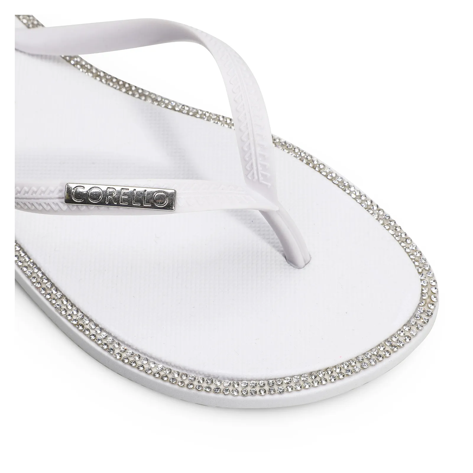 Rasteirinha Strass Alternativo Branco