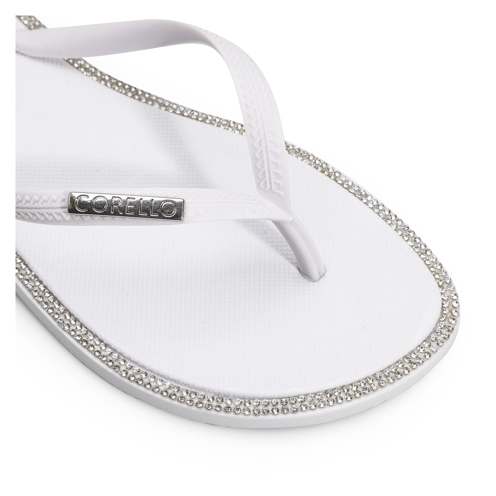 Rasteirinha Strass Alternativo Branco