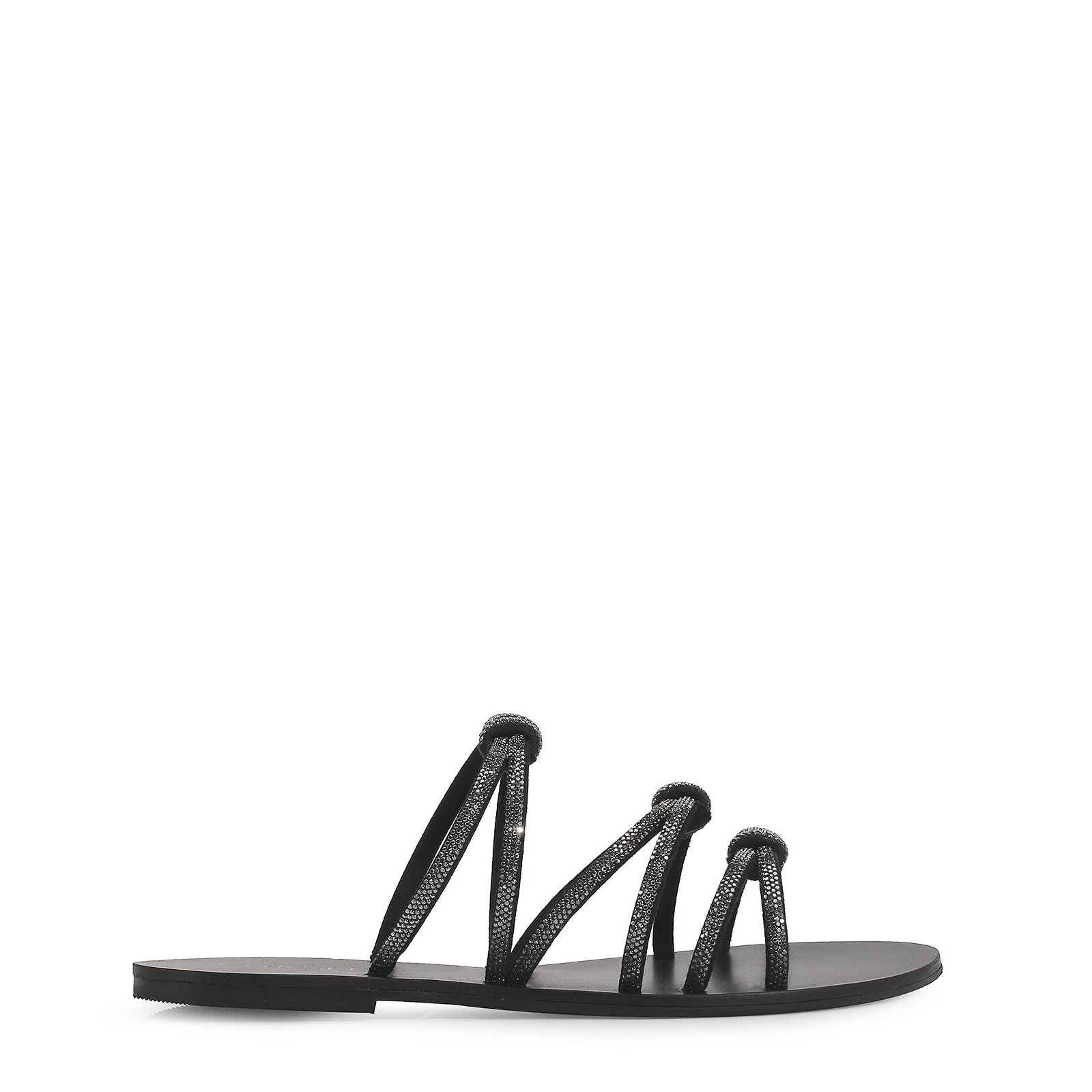 Rasteirinha Strass Prata