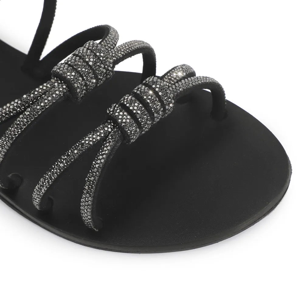 Rasteirinha Strass Prata - imagem 6