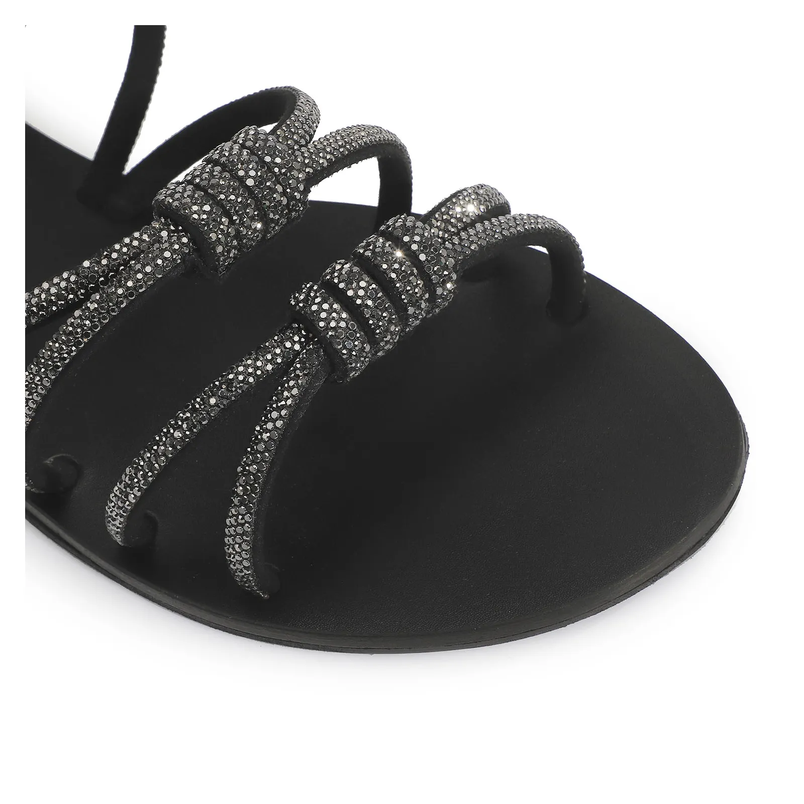 Rasteirinha Strass Prata