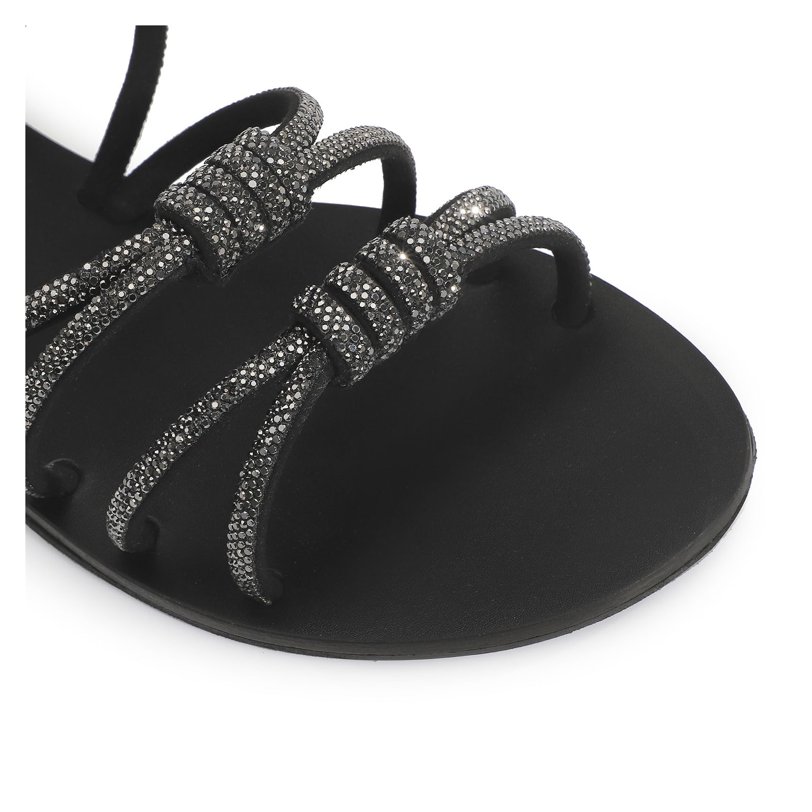 Rasteirinha Strass Prata