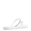 Rasteirinha Strass Toe Ring Alt Branco/Strass Colorido - imagem 3