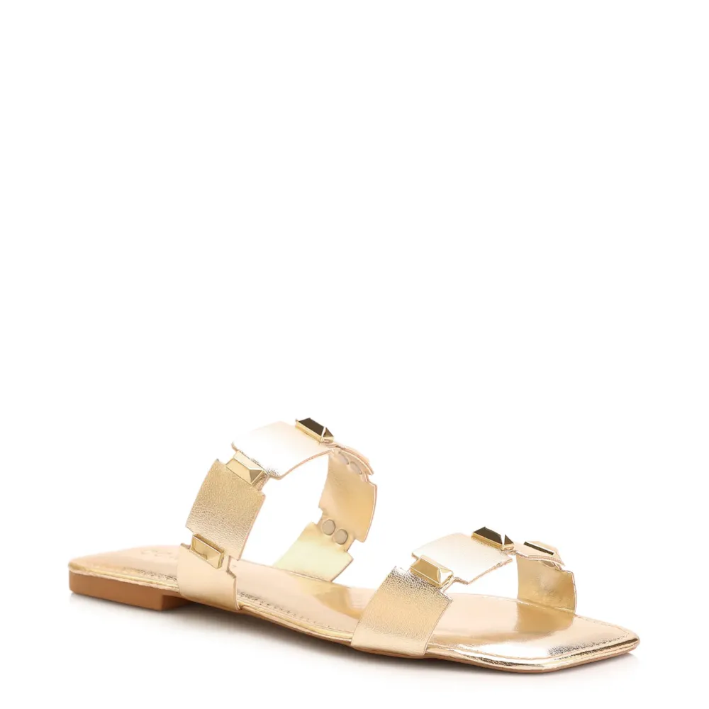 Rasteirinha Studs Alt Dourado