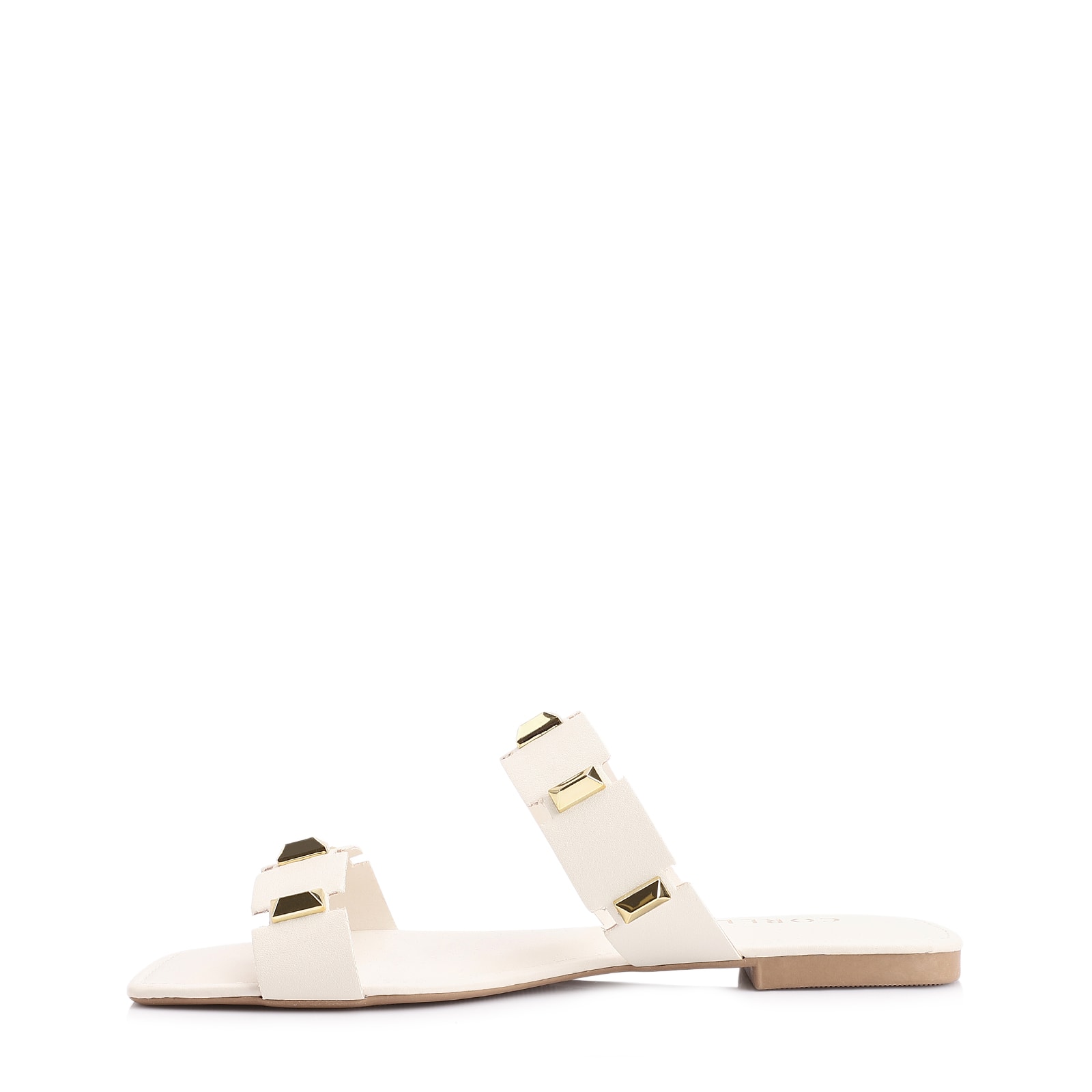 Rasteirinha Studs Alt Off White