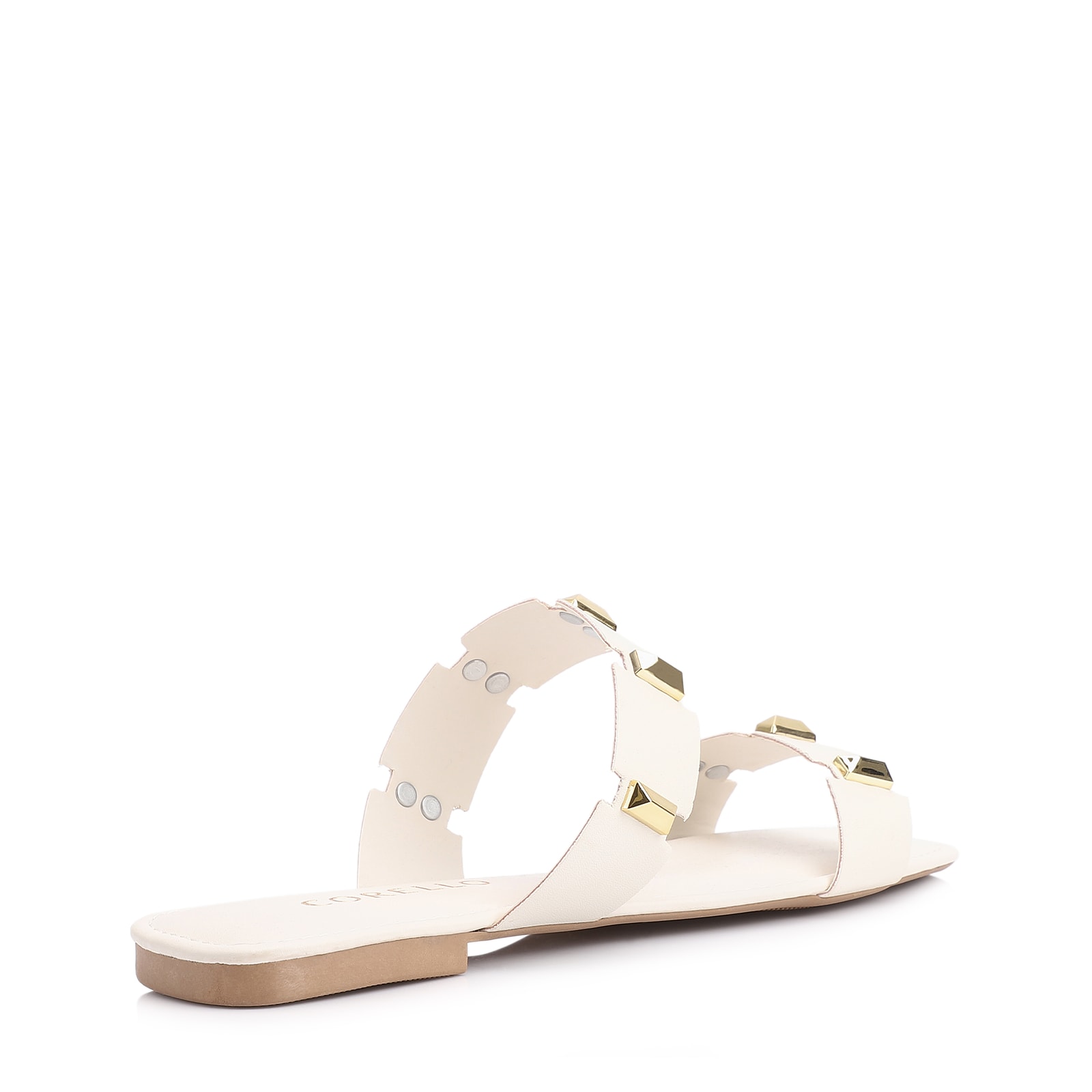 Rasteirinha Studs Alt Off White