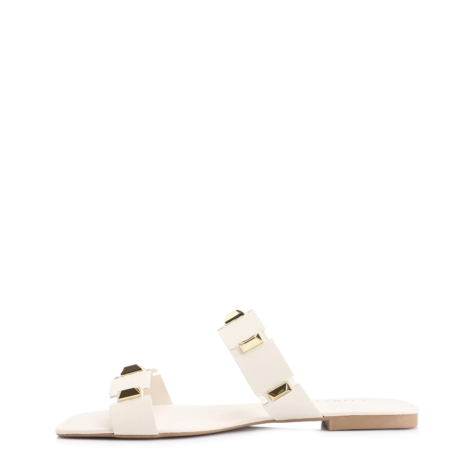 Rasteirinha Studs Alt Off White