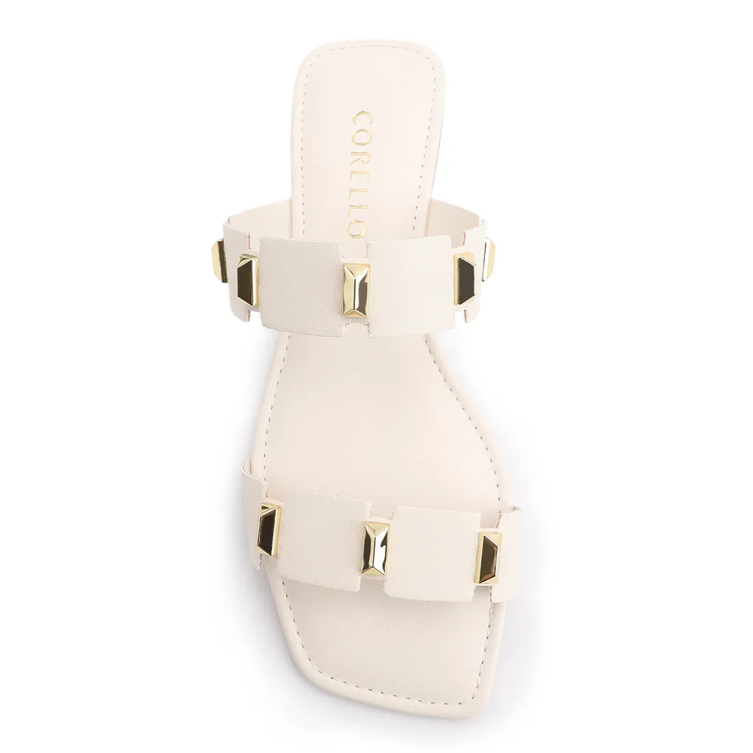 Rasteirinha Studs Alt Off White - foto 5