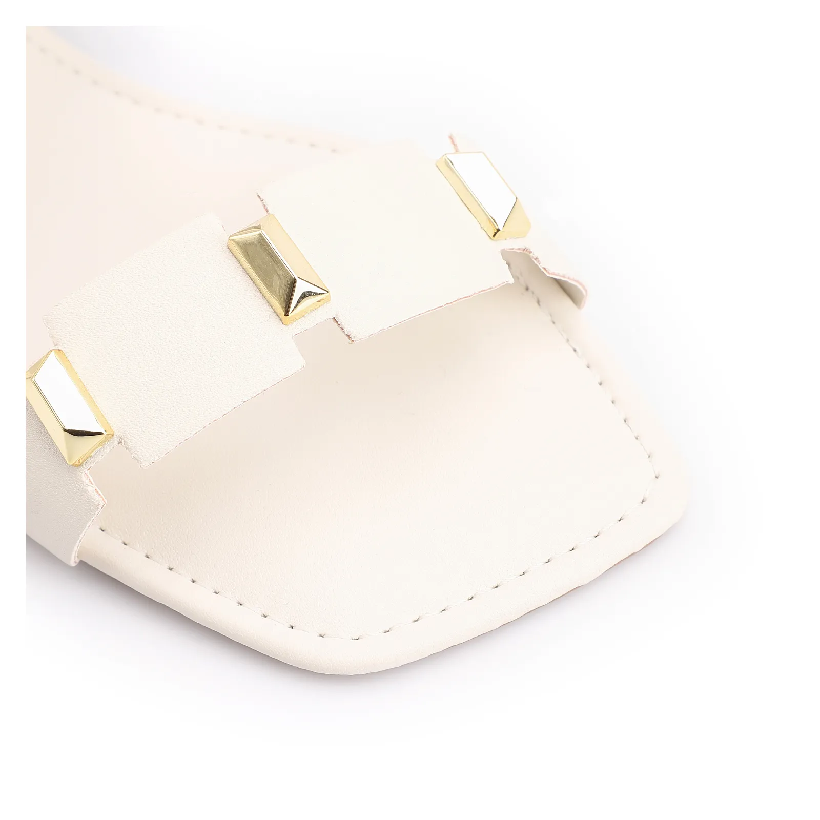 Rasteirinha Studs Alt Off White