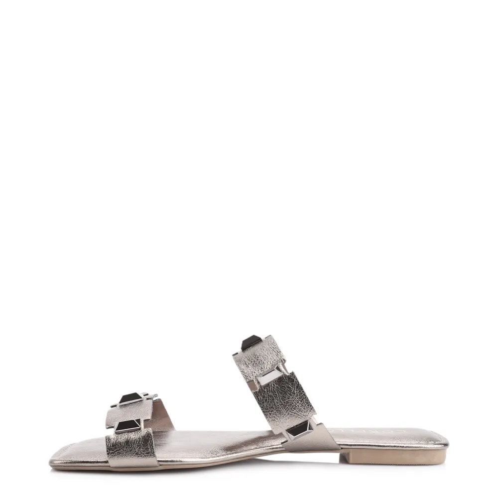 Rasteirinha Studs Alt Prata - imagem 5