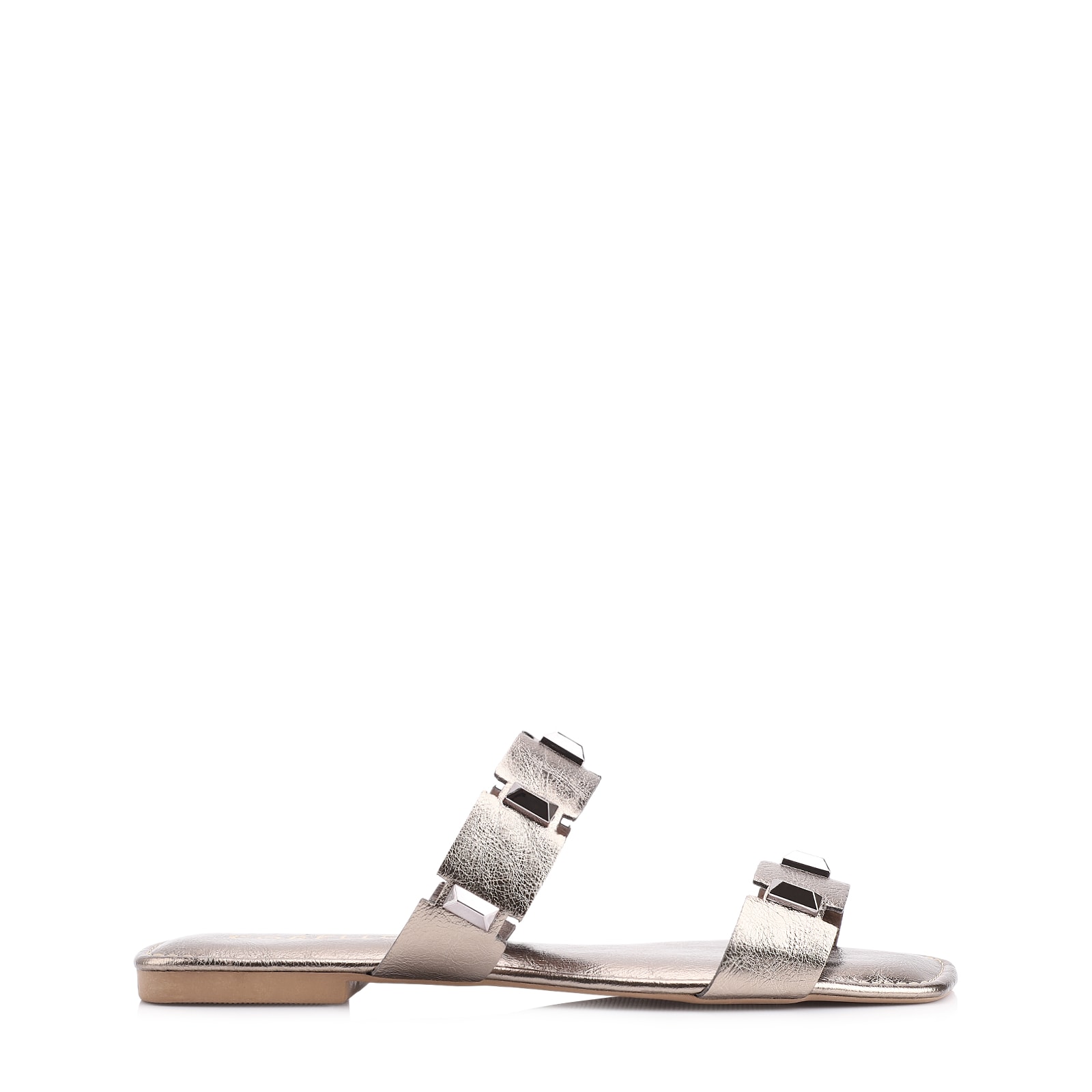 Rasteirinha Studs Alt Prata
