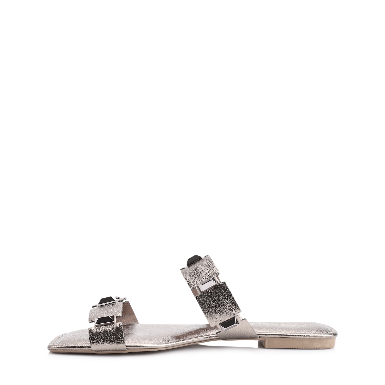 Rasteirinha Studs Alt Prata
