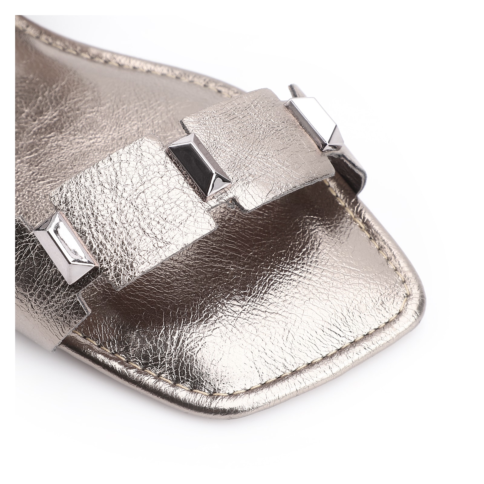 Rasteirinha Studs Alt Prata
