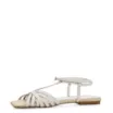 Rasteirinha Tira t Couro Off White - imagem 4