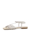 Rasteirinha Tira t Couro Off White - imagem 4