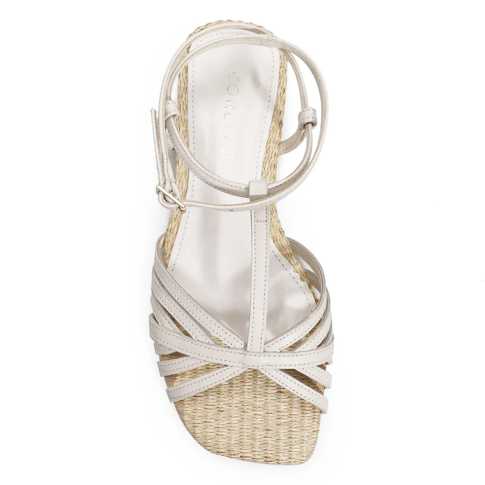 Rasteirinha Tira t Couro Off White - imagem 5