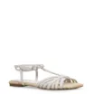 Rasteirinha Tira t Couro Off White - imagem 1