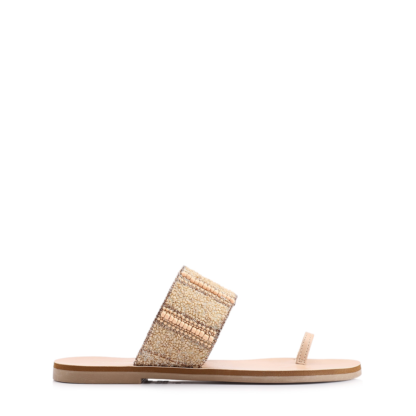 Rasteirinha Toe Ring Alt Bege