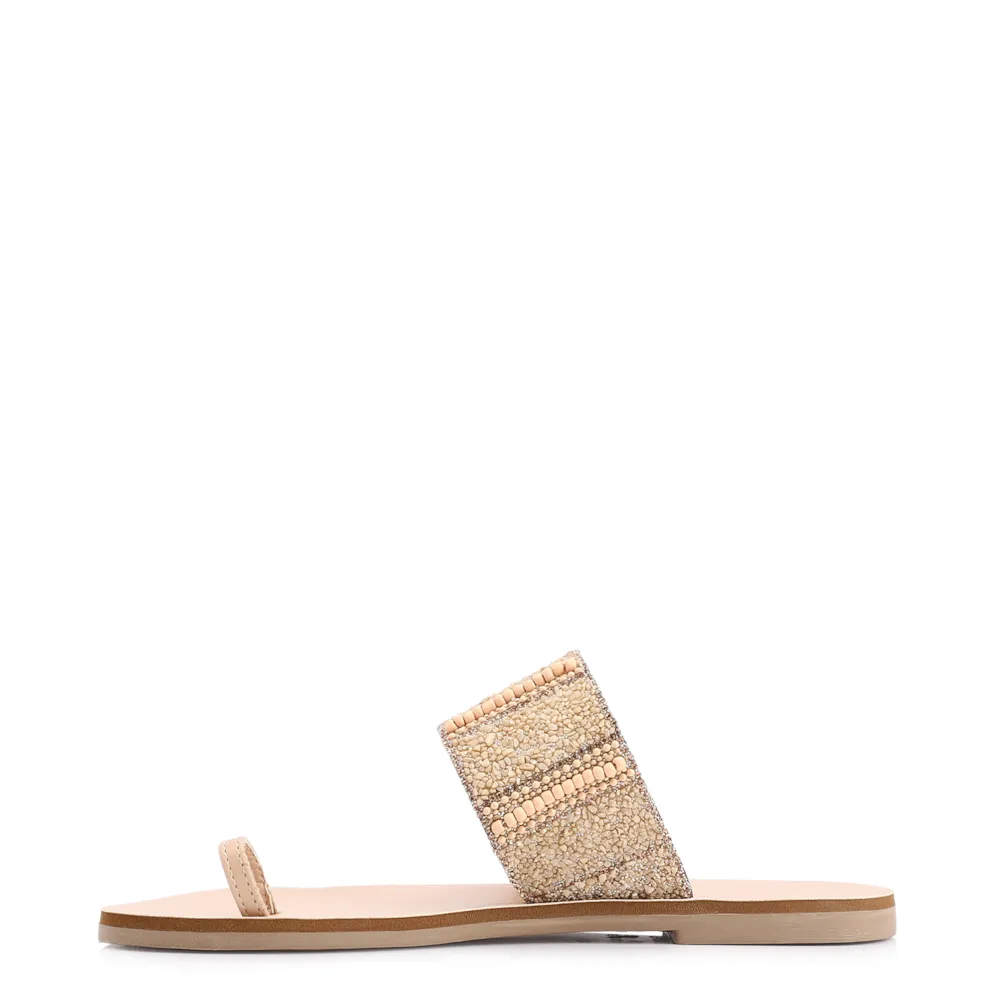 Rasteirinha Toe Ring Alt Bege - imagem 5
