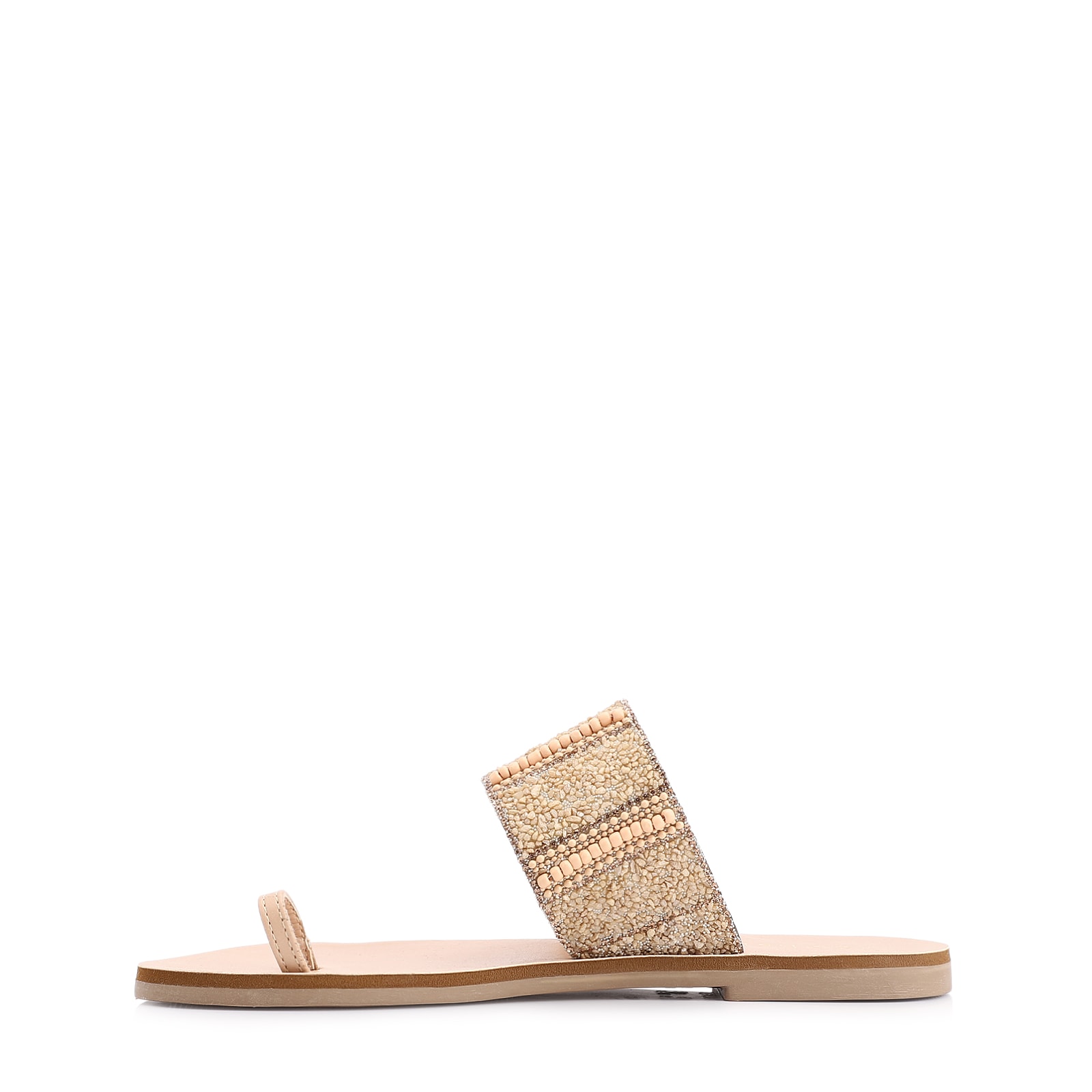 Rasteirinha Toe Ring Alt Bege