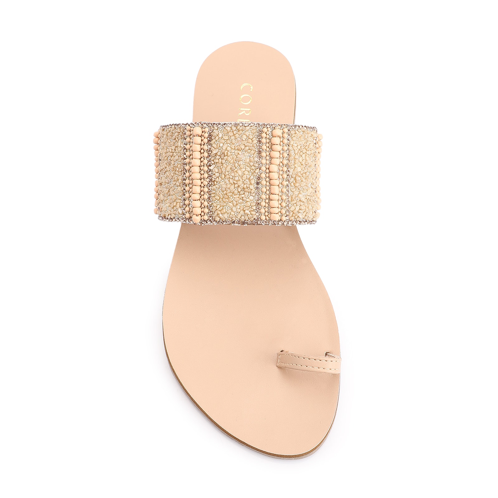 Rasteirinha Toe Ring Alt Bege