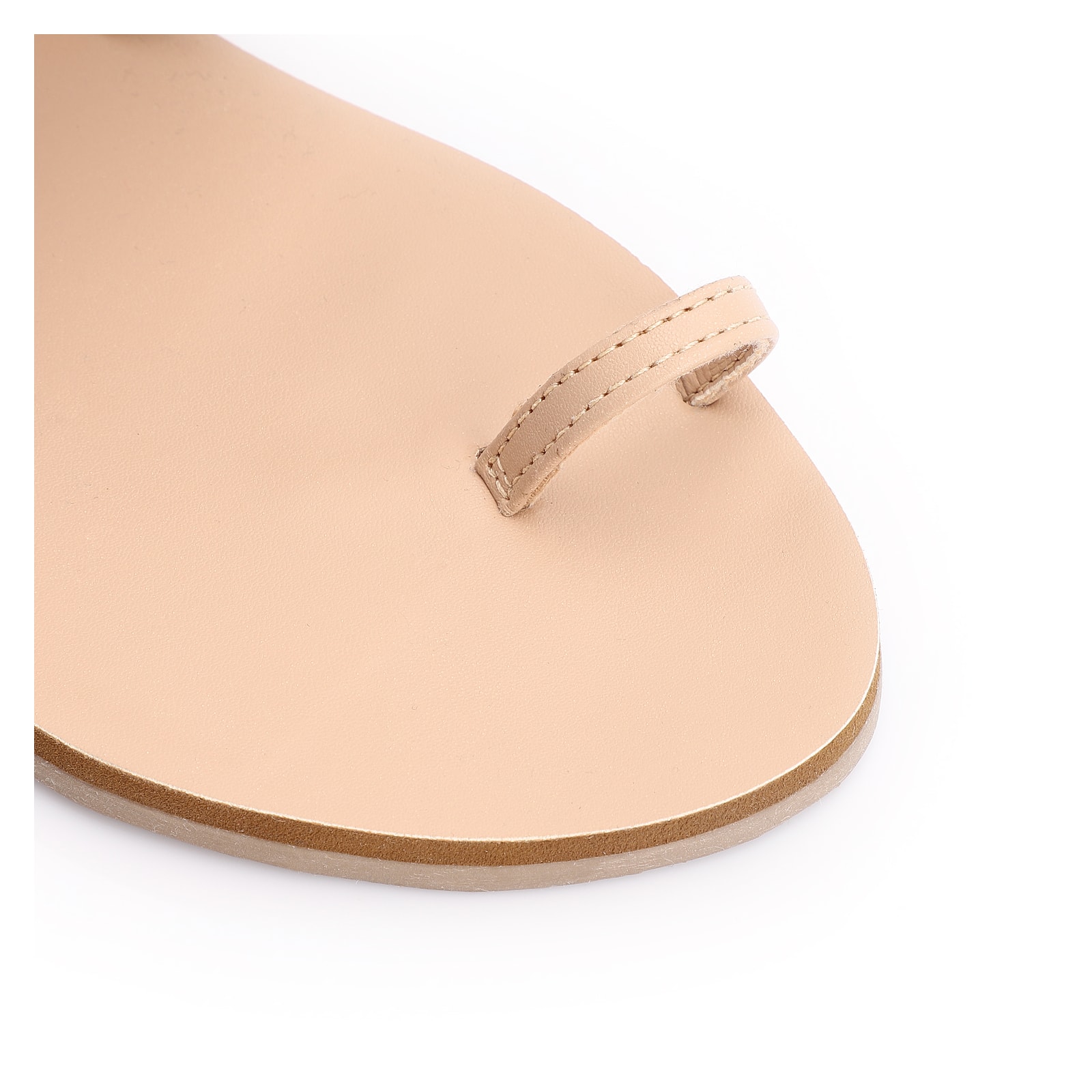 Rasteirinha Toe Ring Alt Bege