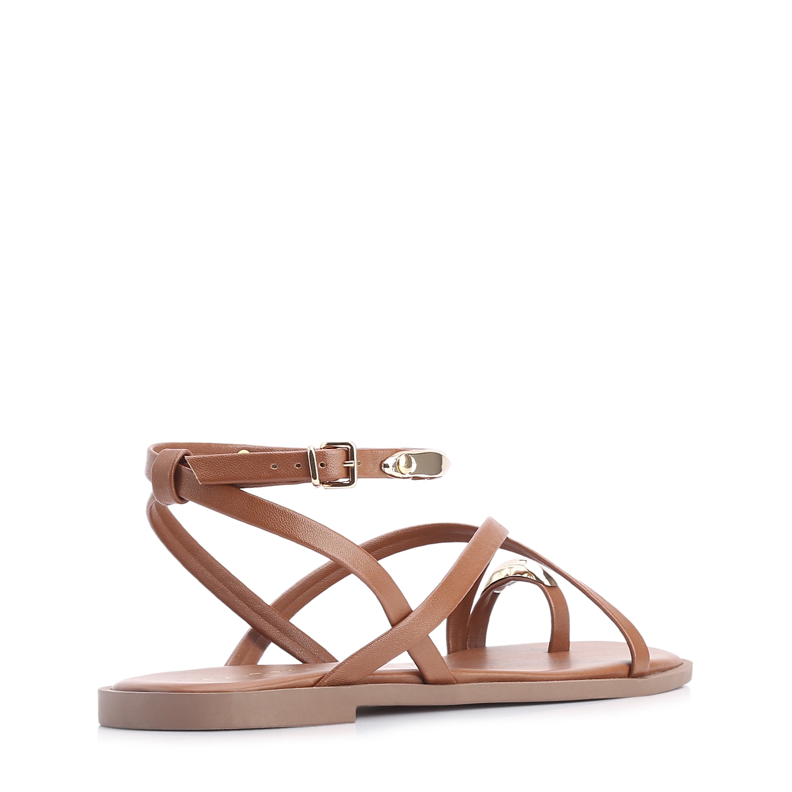 Rasteirinha Toe Ring Alt Marrom