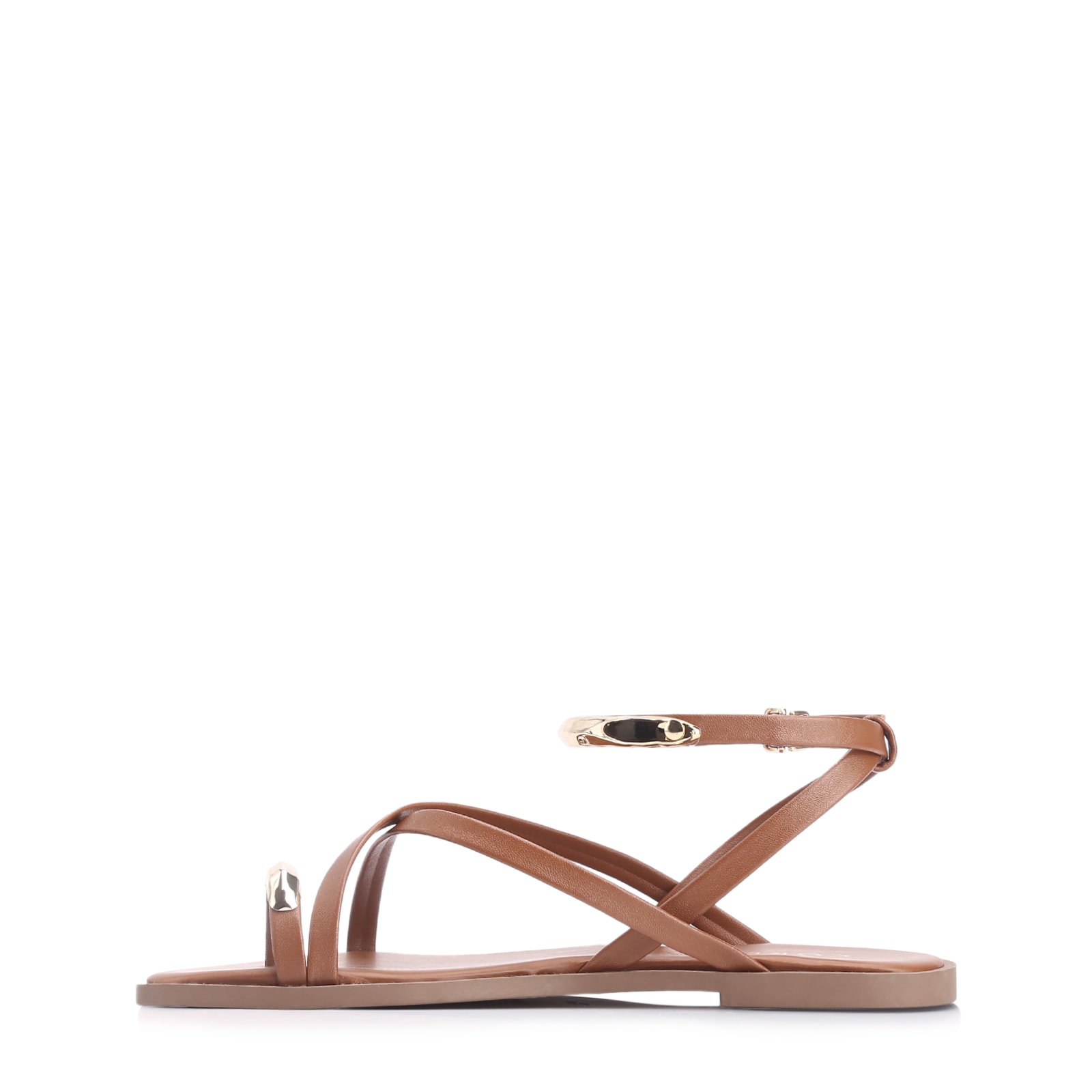 Rasteirinha Toe Ring Alt Marrom