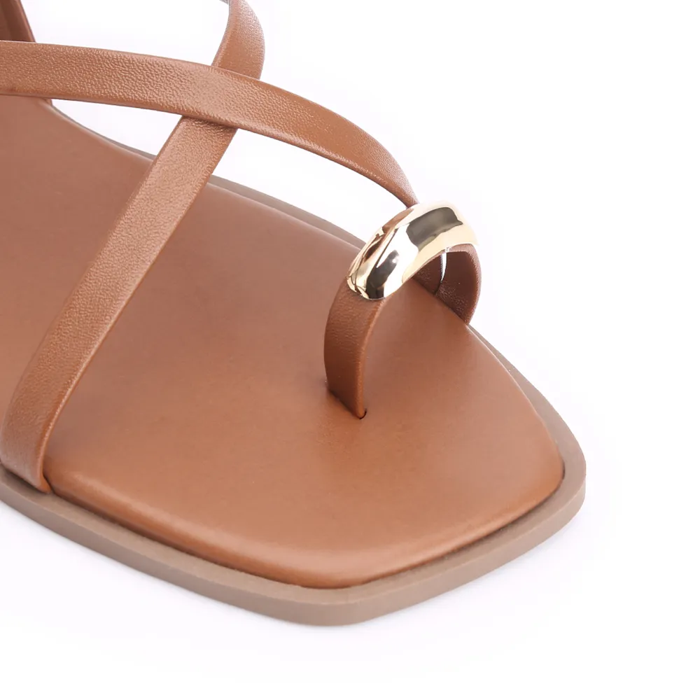 Rasteirinha Toe Ring Alt Marrom - imagem 7