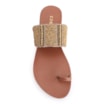Rasteirinha Toe Ring Alt Marrom Claro - imagem 5