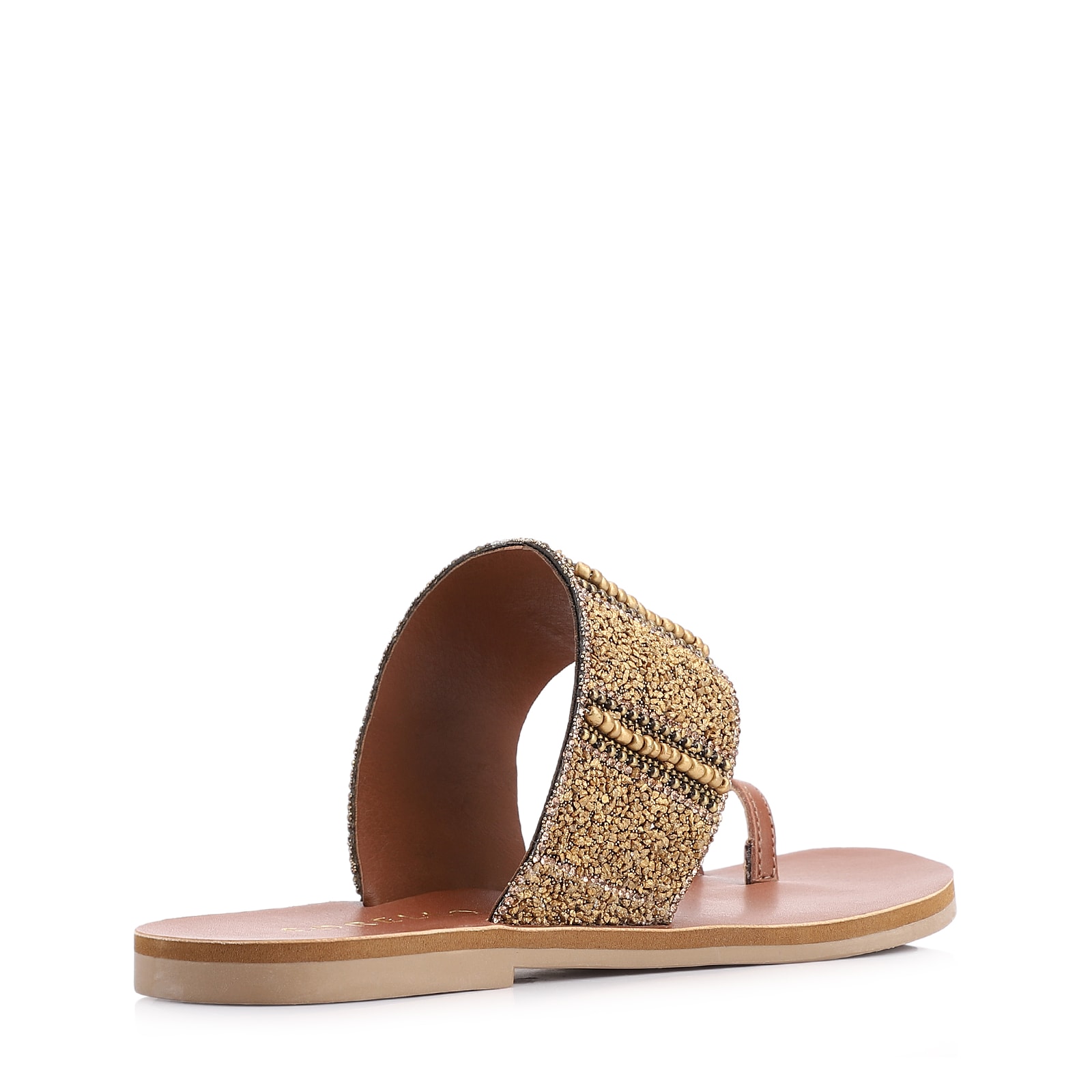 Rasteirinha Toe Ring Alt Marrom Claro