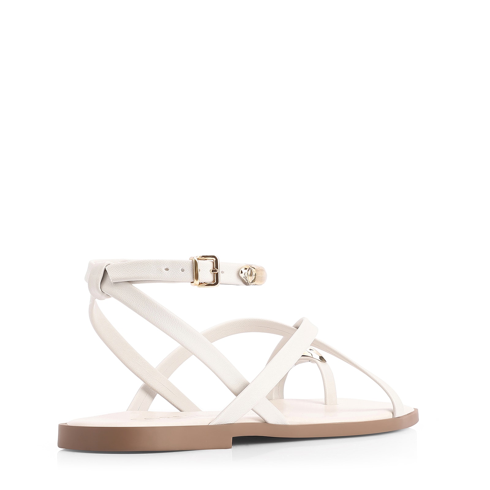 Rasteirinha Toe Ring Alt Off White