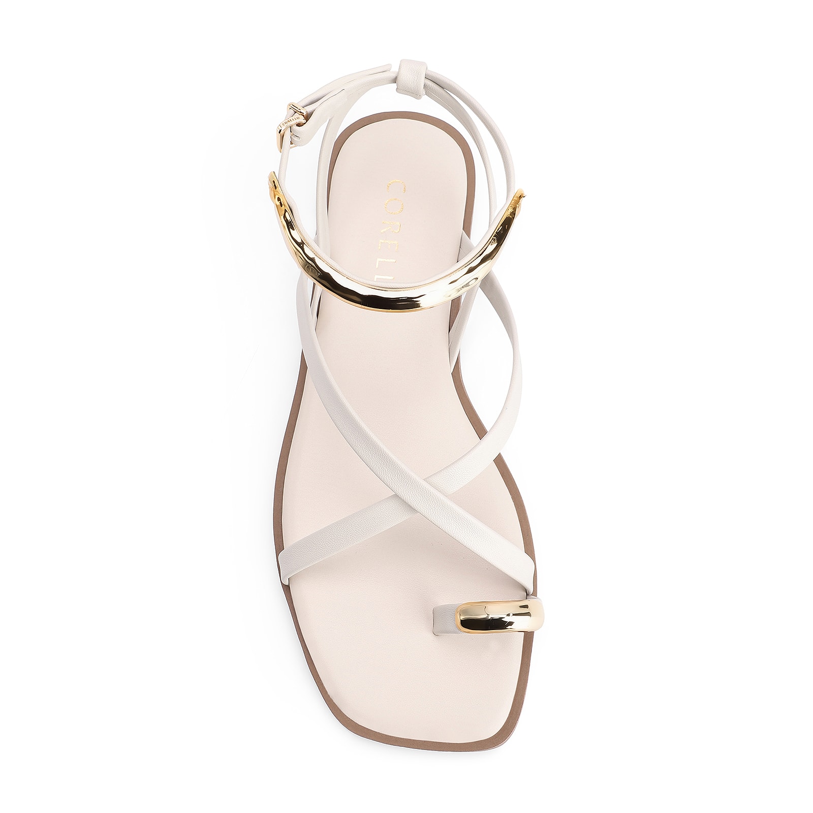 Rasteirinha Toe Ring Alt Off White