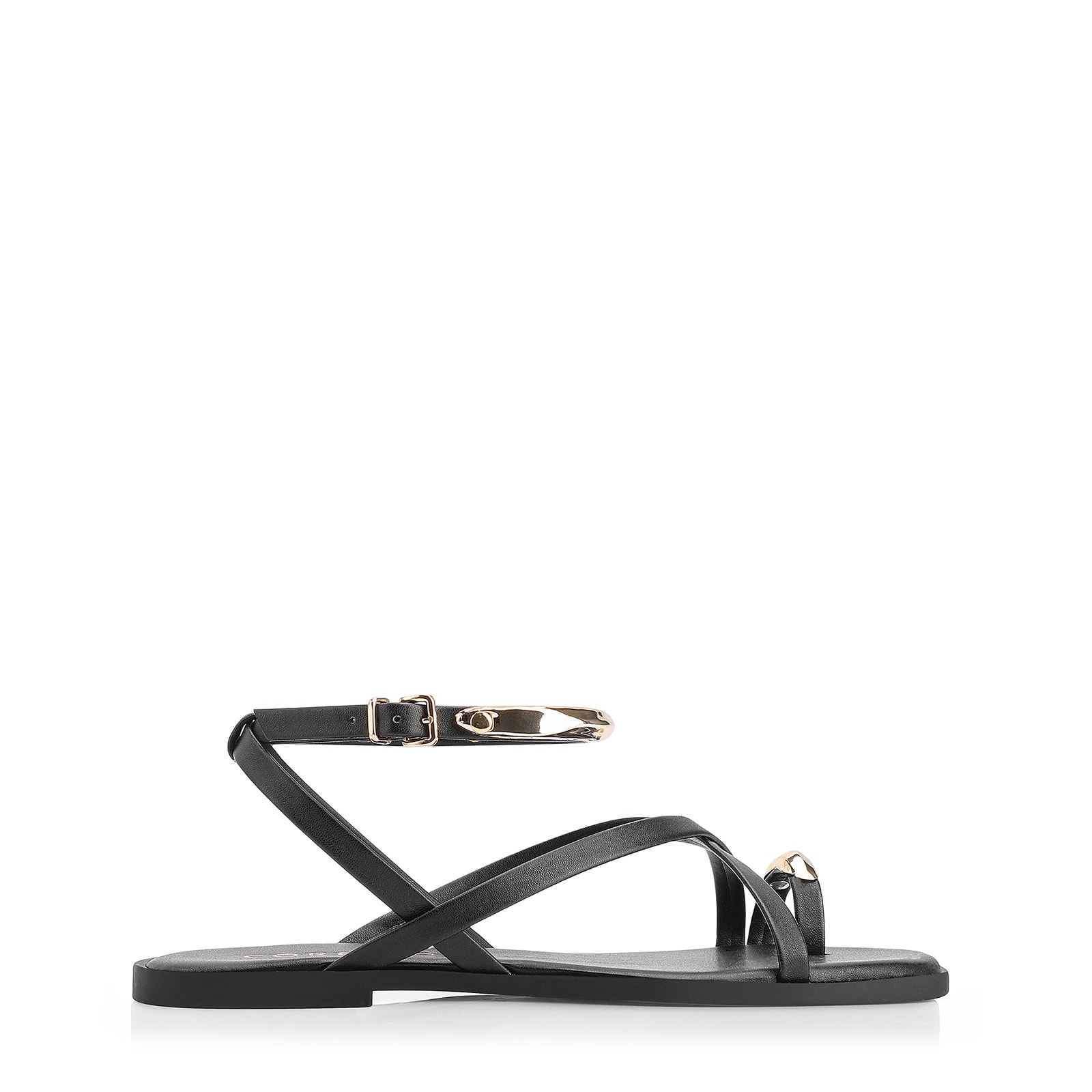 Rasteirinha Toe Ring Alt Preto