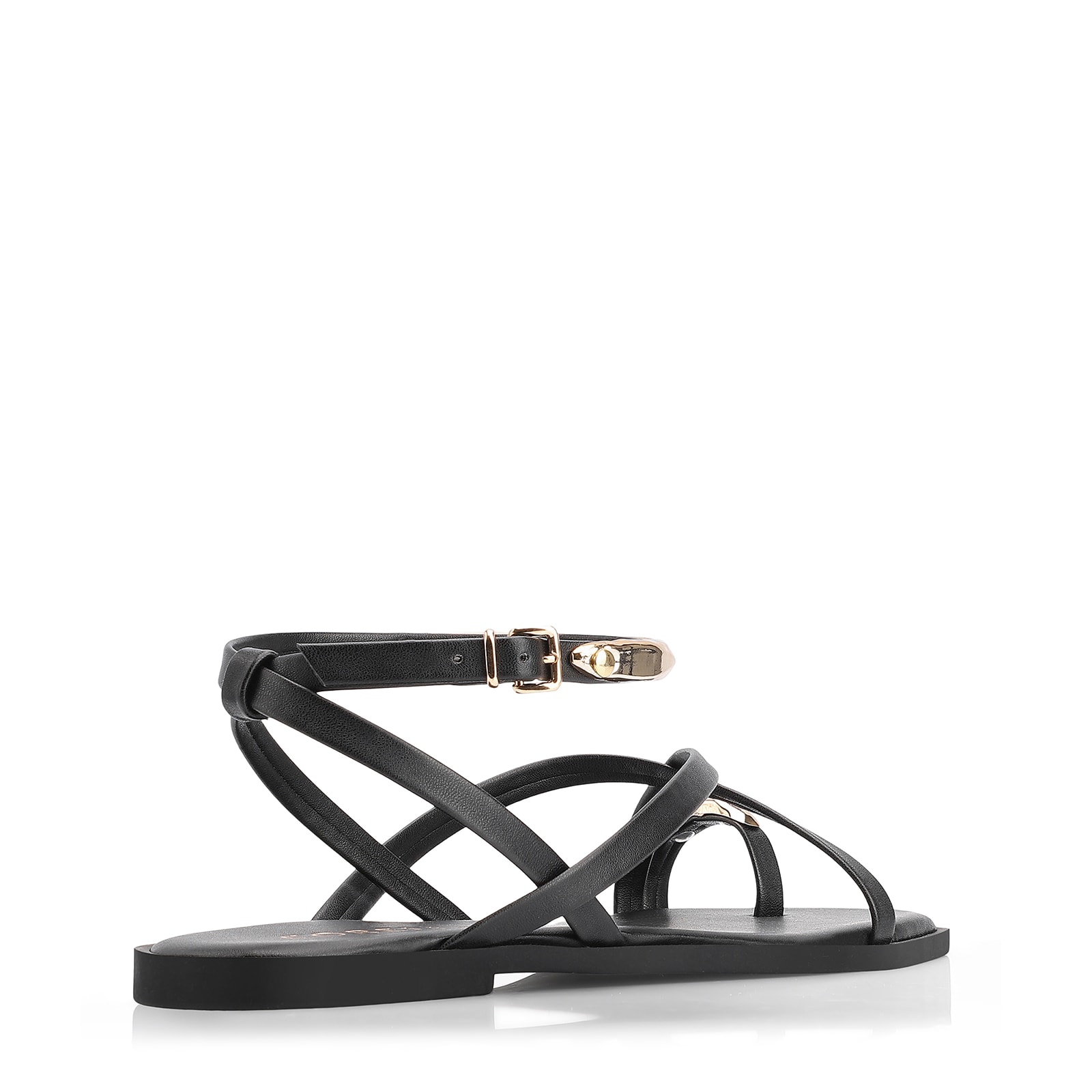 Rasteirinha Toe Ring Alt Preto