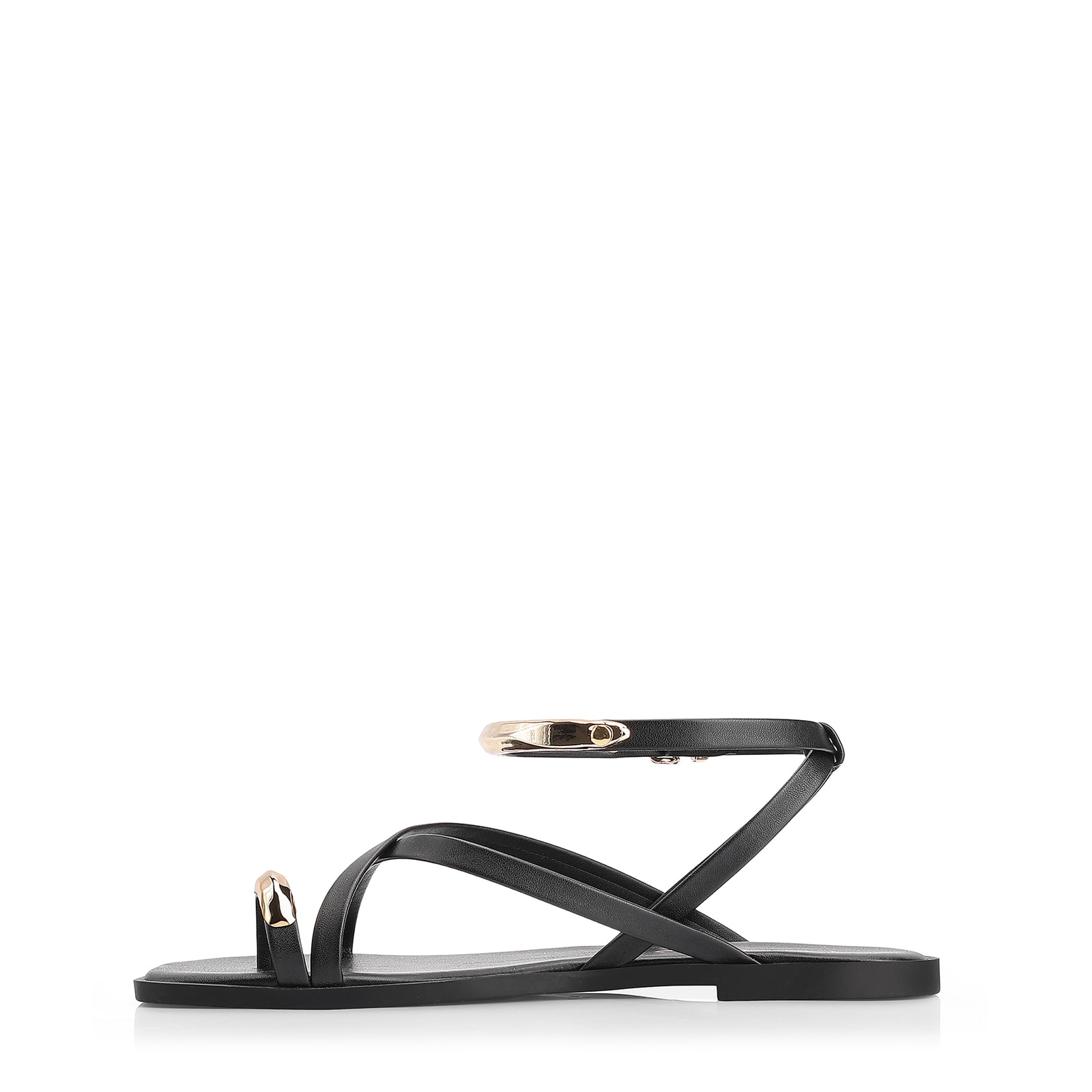 Rasteirinha Toe Ring Alt Preto
