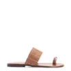 Rasteirinha Toe Ring Alt Tramado Marrom - imagem 3