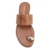 Rasteirinha Toe Ring Alt Tramado Marrom - imagem 6