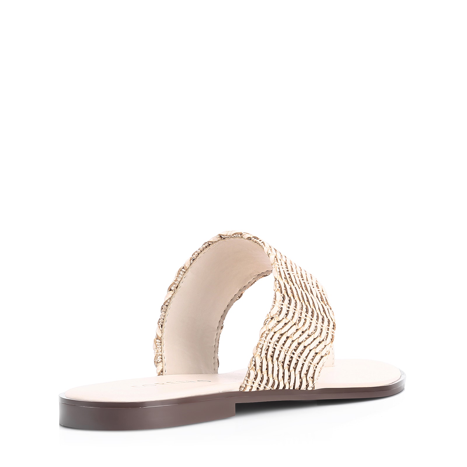 Rasteirinha Toe Ring Alt Tramado Off White