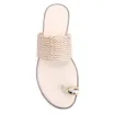 Rasteirinha Toe Ring Alt Tramado Off White - imagem 6