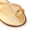 Rasteirinha Toe Ring Couro Dourado - imagem 6