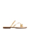 Rasteirinha Toe Ring Couro Dourado - imagem 2