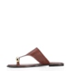 Rasteirinha Toe Ring Couro Marrom - imagem 5