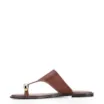 Rasteirinha Toe Ring Couro Marrom - imagem 5